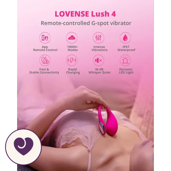 Lovense Lush 4 App-Controlled G-Spot Vibrator