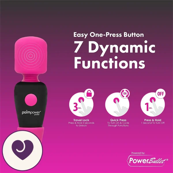 Palm Power Compact Rechargeable Mini Wand