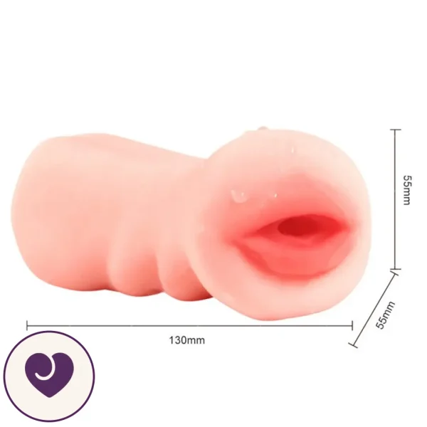 Pocket Mouth-Style Silicone Masturbator Sleeve