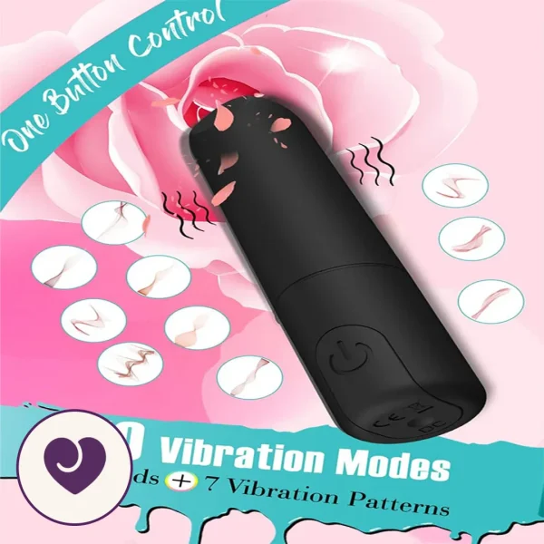 Precision Discreet Bullet Vibrator with 10 Modes