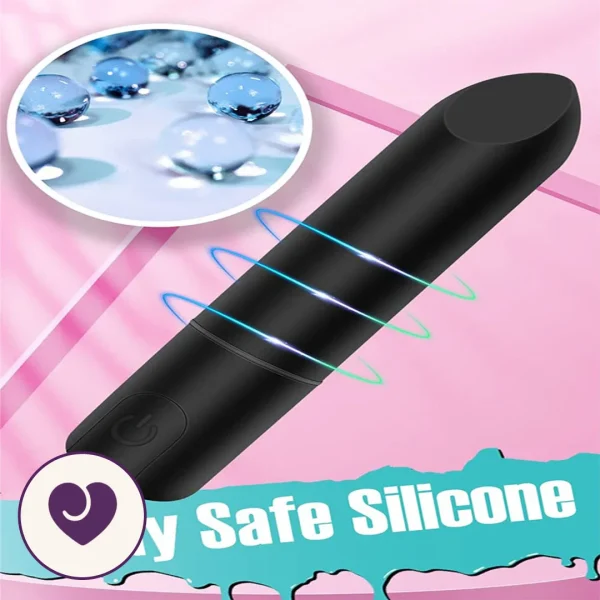 Precision Discreet Bullet Vibrator with 10 Modes