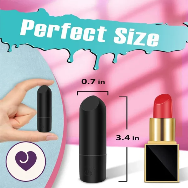 Precision Discreet Bullet Vibrator with 10 Modes