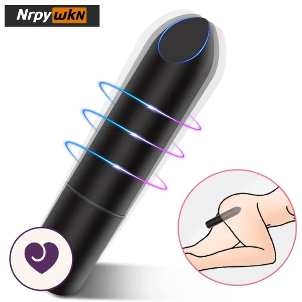 Precision Discreet Bullet Vibrator with 10 Modes