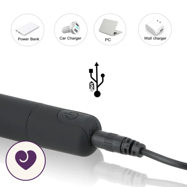 Precision Discreet Bullet Vibrator with 10 Modes