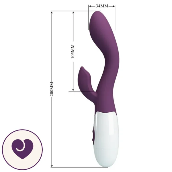 Pretty Love Dual Stimulation Rabbit Vibrator