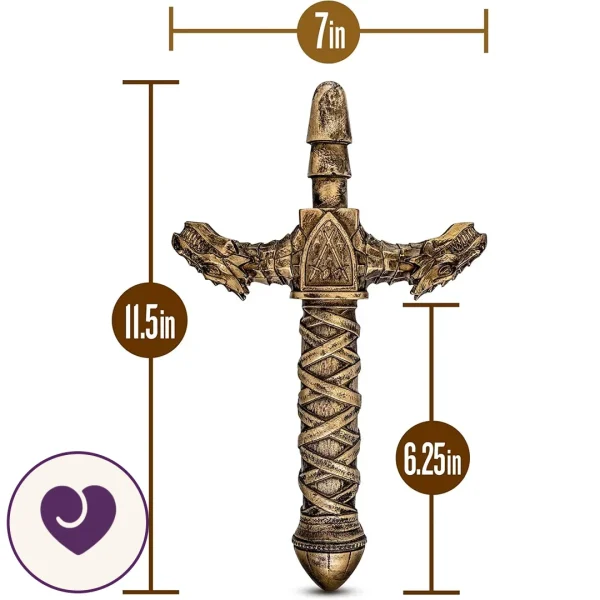 Realm Drago Dragon Sword Handle for Dildos
