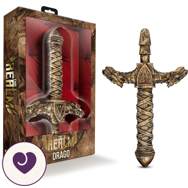 Realm Drago Dragon Sword Handle for Dildos