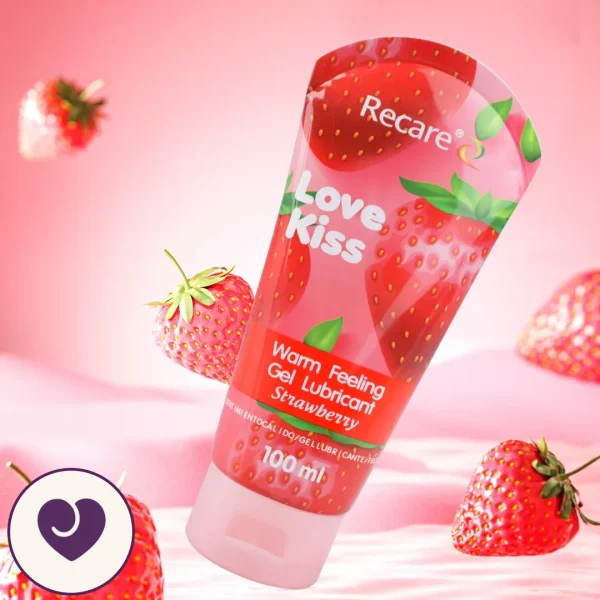 Recare Warm Strawberry Edible Lubricant 100ml