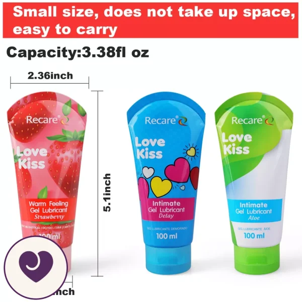 Recare Warm Strawberry Edible Lubricant 100ml
