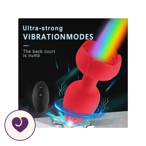 RedBloom Wireless Remote Anal Vibrator
