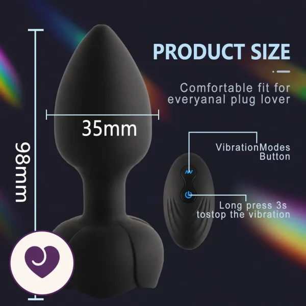 RedBloom Wireless Remote Anal Vibrator