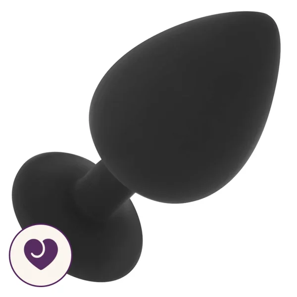 Reversible Crystal Gem Silicone Butt Plug
