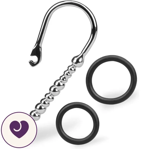 Ribbed Stainless Steel Urethral Sound