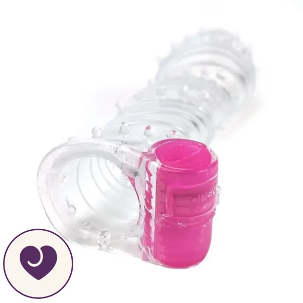 Ribbed Vibrating Reusable Penis Sleeve