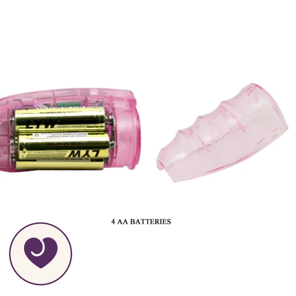 Rotating Rabbit Vibrator with Steel Beads and 10 Functions