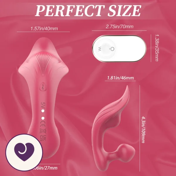 S-Hande Chomper Remote Wearable Dual Vibrator