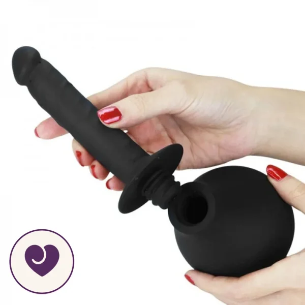 Silicone Anal Douche With Five-Spray Nozzle