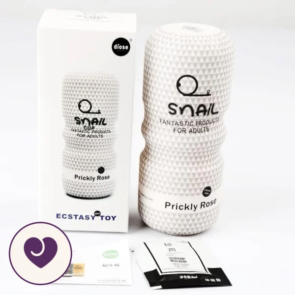 Snail Cup Prickly Rose Textured Handheld Stroker