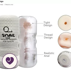 Snail Cup Prickly Rose Textured Handheld Stroker