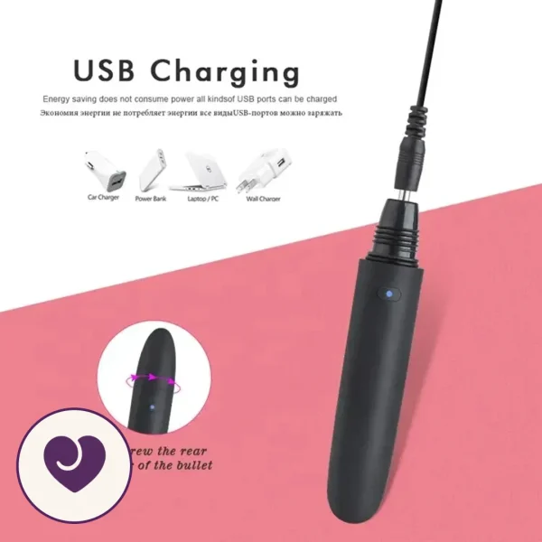StealthBrush Ten-Mode Vibrator with Brush Head