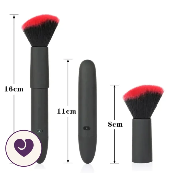 StealthBrush Ten-Mode Vibrator with Brush Head