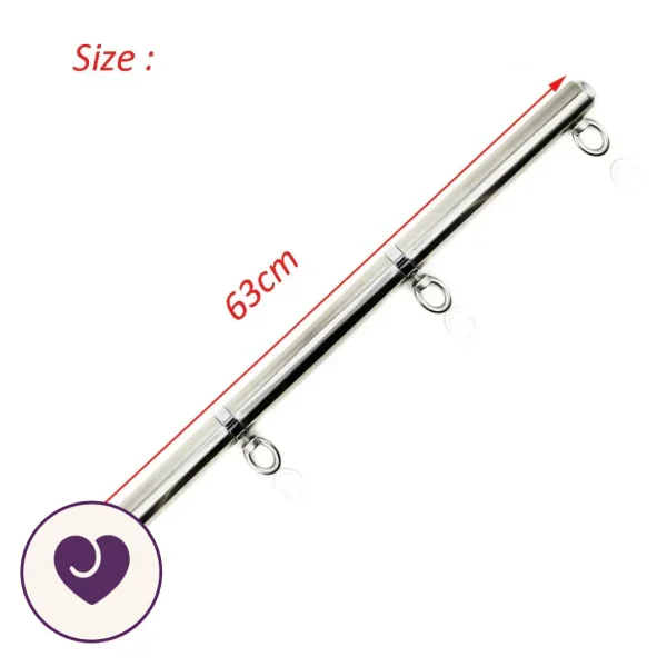 Steel Spreader Bar with Four Padded Leather Cuffs