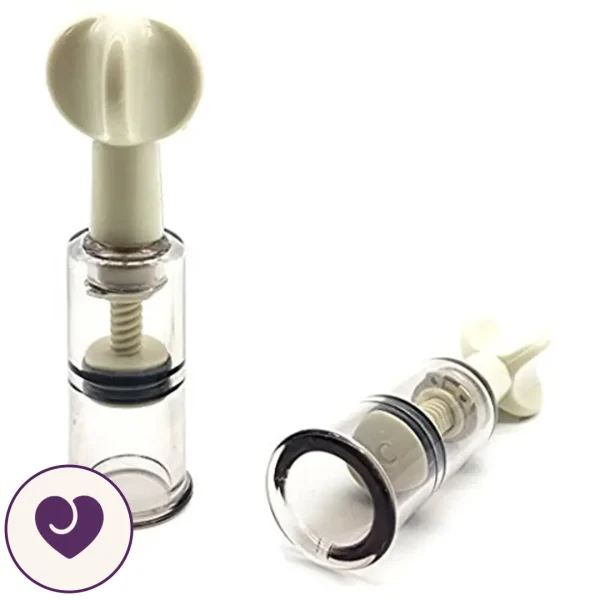 Twist Suction Nipple and Clitoral Suckers, Pack of 2