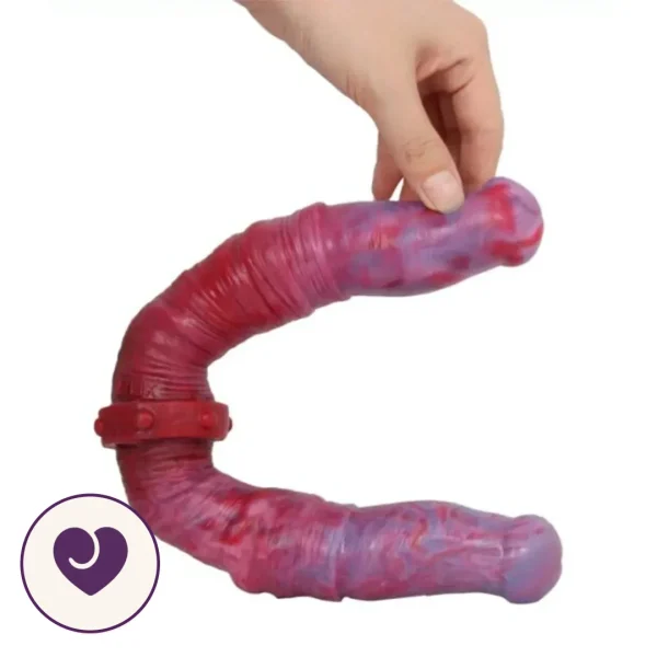 Twisted Swirl Double-Ended Dildo for Couples