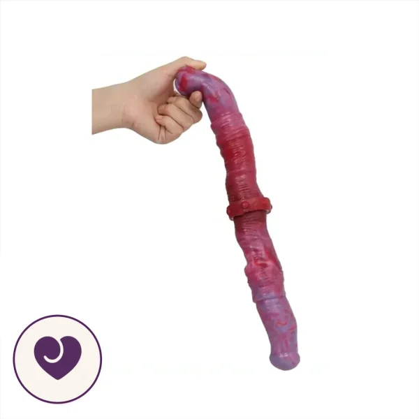 Twisted Swirl Double-Ended Dildo for Couples