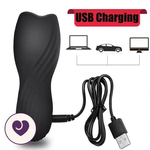 Vibrating Oral-Style Textured Masturbator