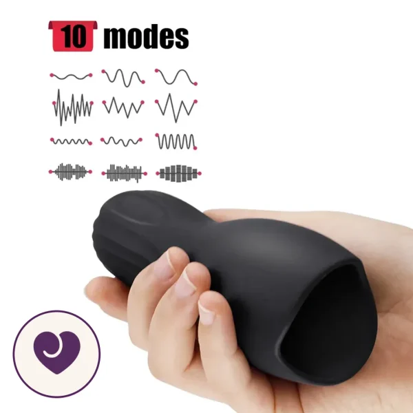 Vibrating Oral-Style Textured Masturbator