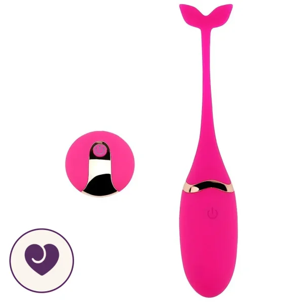Wireless Remote Egg Vibrator With Dolphin Tail