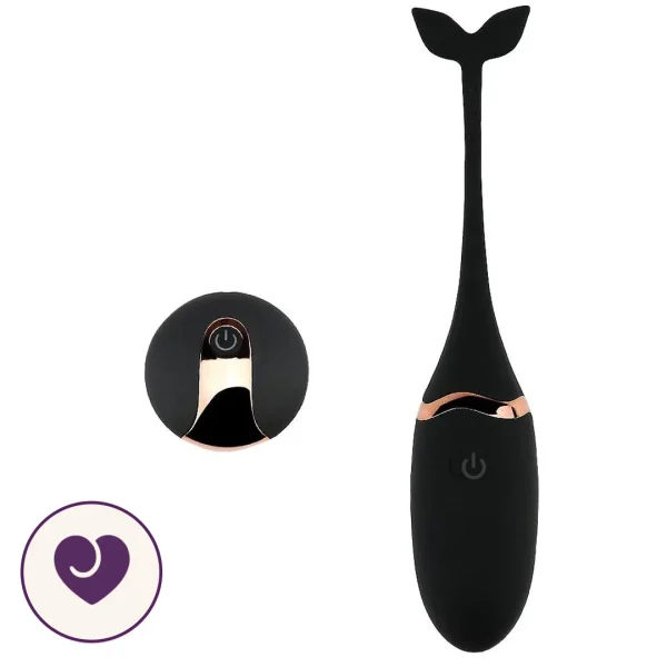 Wireless Remote Egg Vibrator With Dolphin Tail