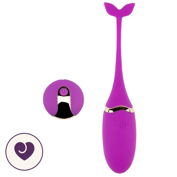 Wireless Remote Egg Vibrator With Dolphin Tail