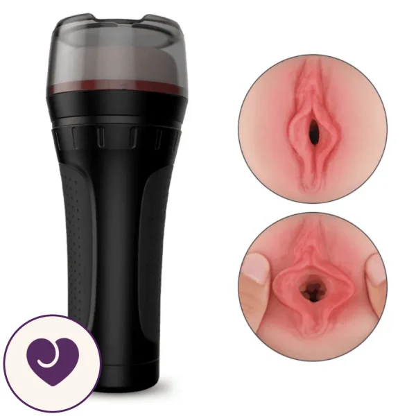 Wireless Remote Textured Stroker Cup for Men